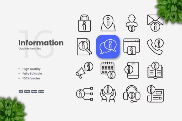 Information Icons: A Simple Graphic Design Asset for Strong Brand Communication