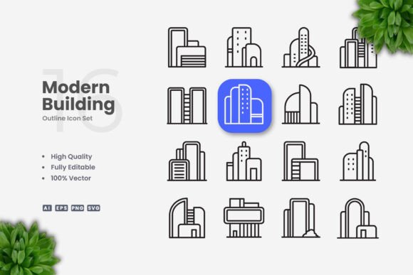 Modern Building Icons Embroidery Review