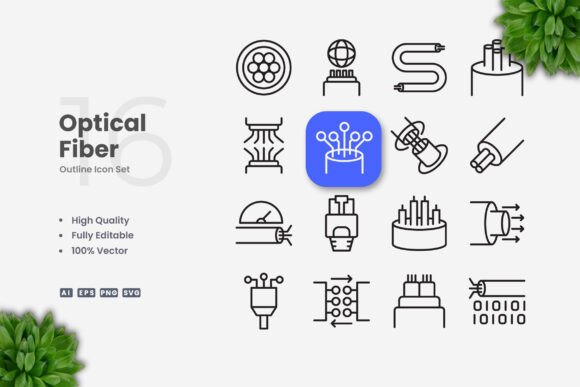 Optical Fiber Icons Embroidery Review