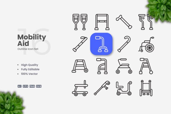 Review: Mobility Aid Icons for Embroidery Projects