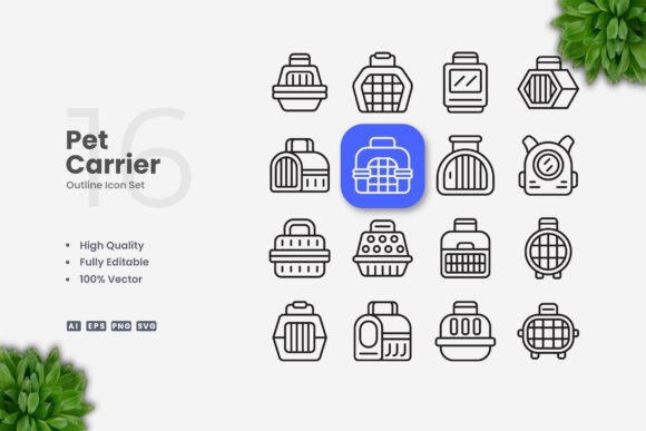 Reviewing Pet Carrier Icons for Embroidery Projects