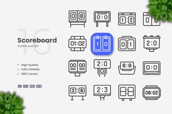 Scoreboard Icons Graphics Review