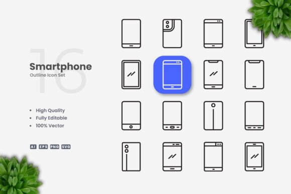 Smartphone Icons Graphics Review