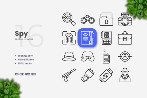 Spy Icons Graphics Review for Designers