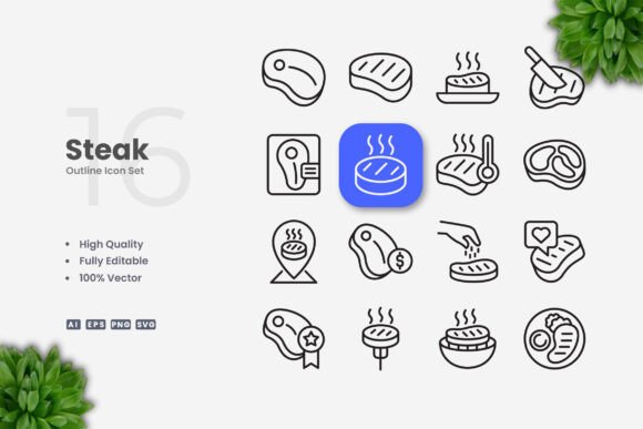 Steak Icons Graphics: A Brand Designer’s Review