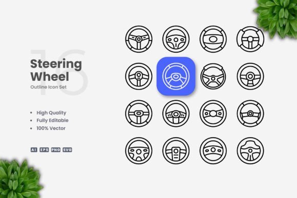 Steering Wheel Icons Graphics Review