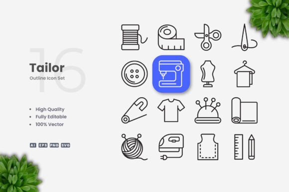 Tailor Icons Graphics Review for Client Projects