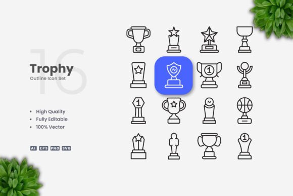 Trophy Icons Graphics Review for Digital Sellers