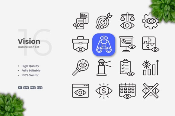 Vision Icons: Graphics and Icons for Digital Sellers