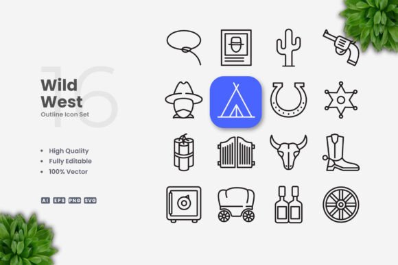 Wild West Icons Graphics Review