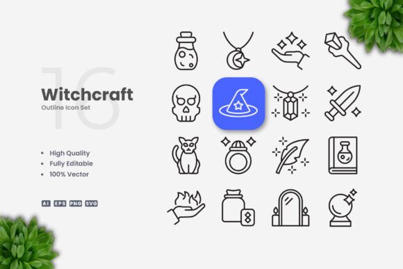 Witchcraft Icons Graphics: A Practical Review for Digital Sellers